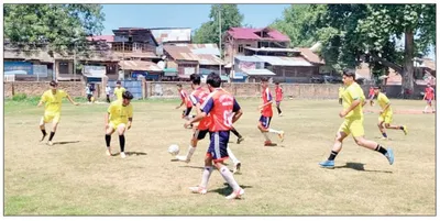 football fever  sports deptt’s tournament takes flight