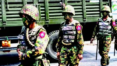 military battalion surrenders to ethnic insurgents at myanmar s eastern border