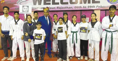 j k taekwondo team wins 2 bronze medals at national championship