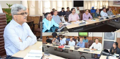 chief secy reviews progress on establishment of kisan khidmat ghars across j k