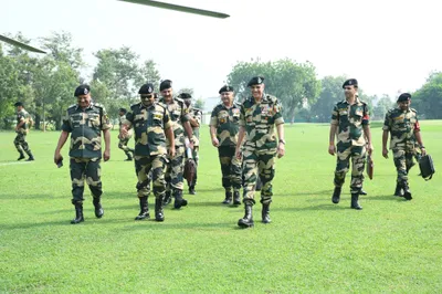 bsf chief reviews operational readiness at jammu international border