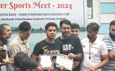 6th water sports meet concludes