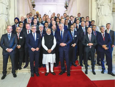 pm modi  austrian chancellor karl nehammer assert need for dialogue to resolve global conflicts
