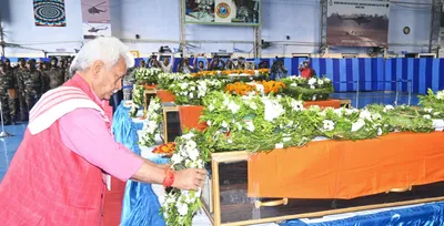 lg attends wreath laying ceremony at afs jammu  pays tributes