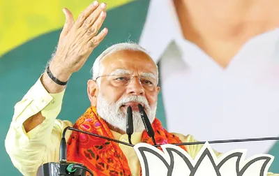 congress will get fewer seats than age of ‘shehzada’  pm modi