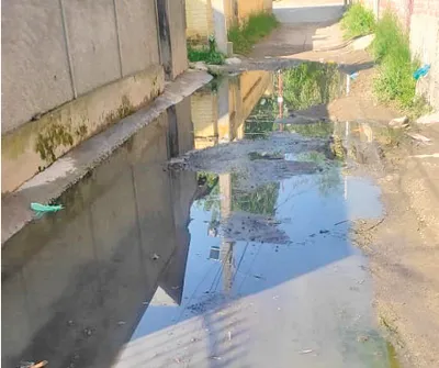 defunct drainage system irks iqbalabad residents