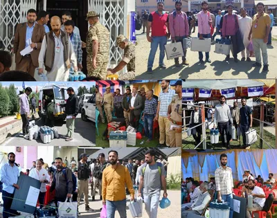 election teams reach all 372 polling stations across kulgam