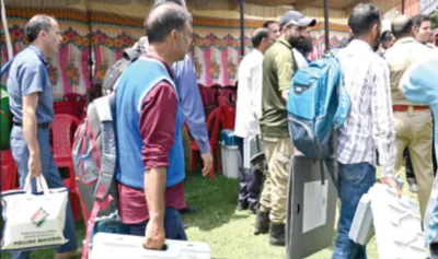 election teams reach all 364 polling stations in kulgam