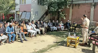 police organise pcpg meeting in kulgam