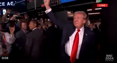 donald trump makes triumphant return to rnc after assassination bid